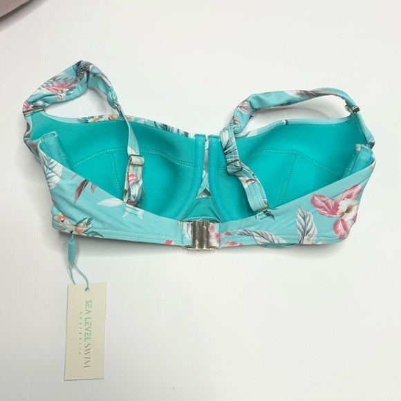 NWT Sea Level Swim Kalani Bikini Top Size 6/F Cup - Picture 7 of 8